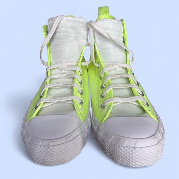 Converse UNT1TL3D High 'Not A Chuck” Neon Yellow Volt Men’s 10 Women’s 12 - Picture 4 of 6